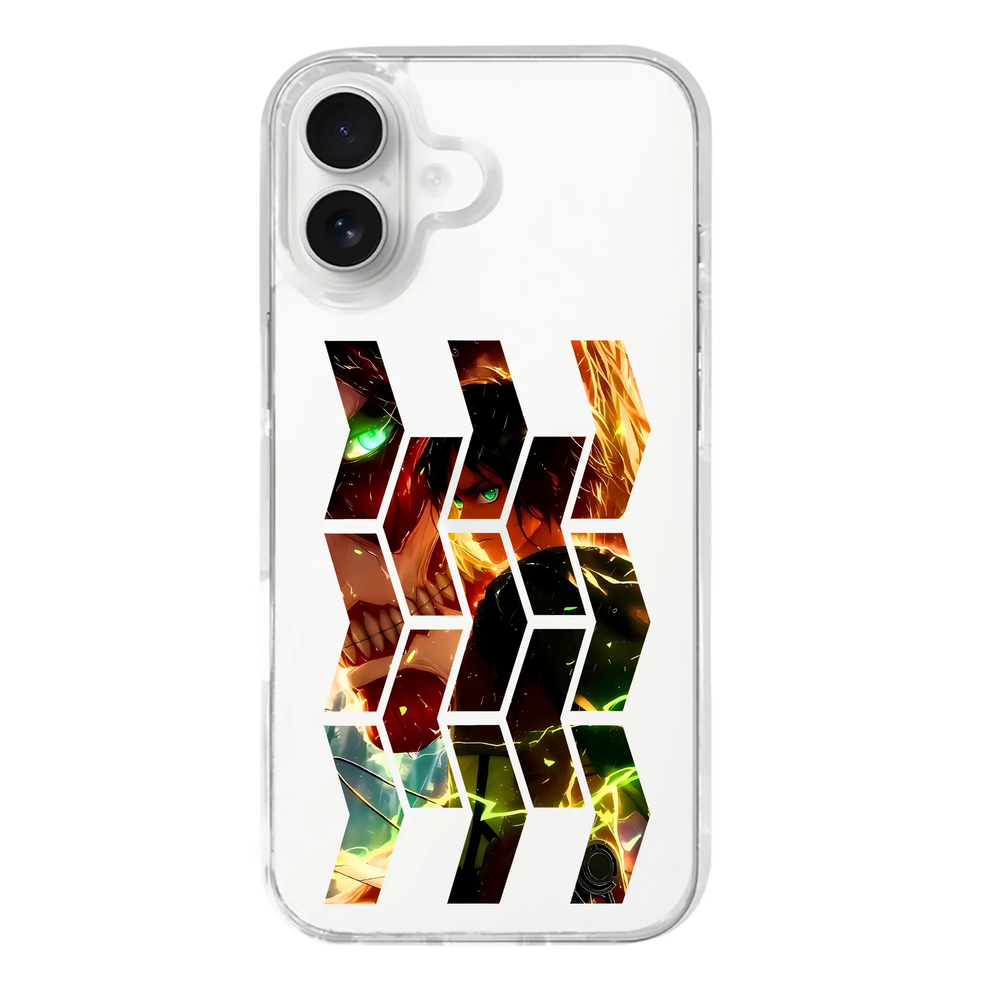 進撃の巨人 グッズ エレン・イェーガー - iPhone 17シリーズ 透明スマホケース – 薄型・耐衝撃・精密フィット保護カバー